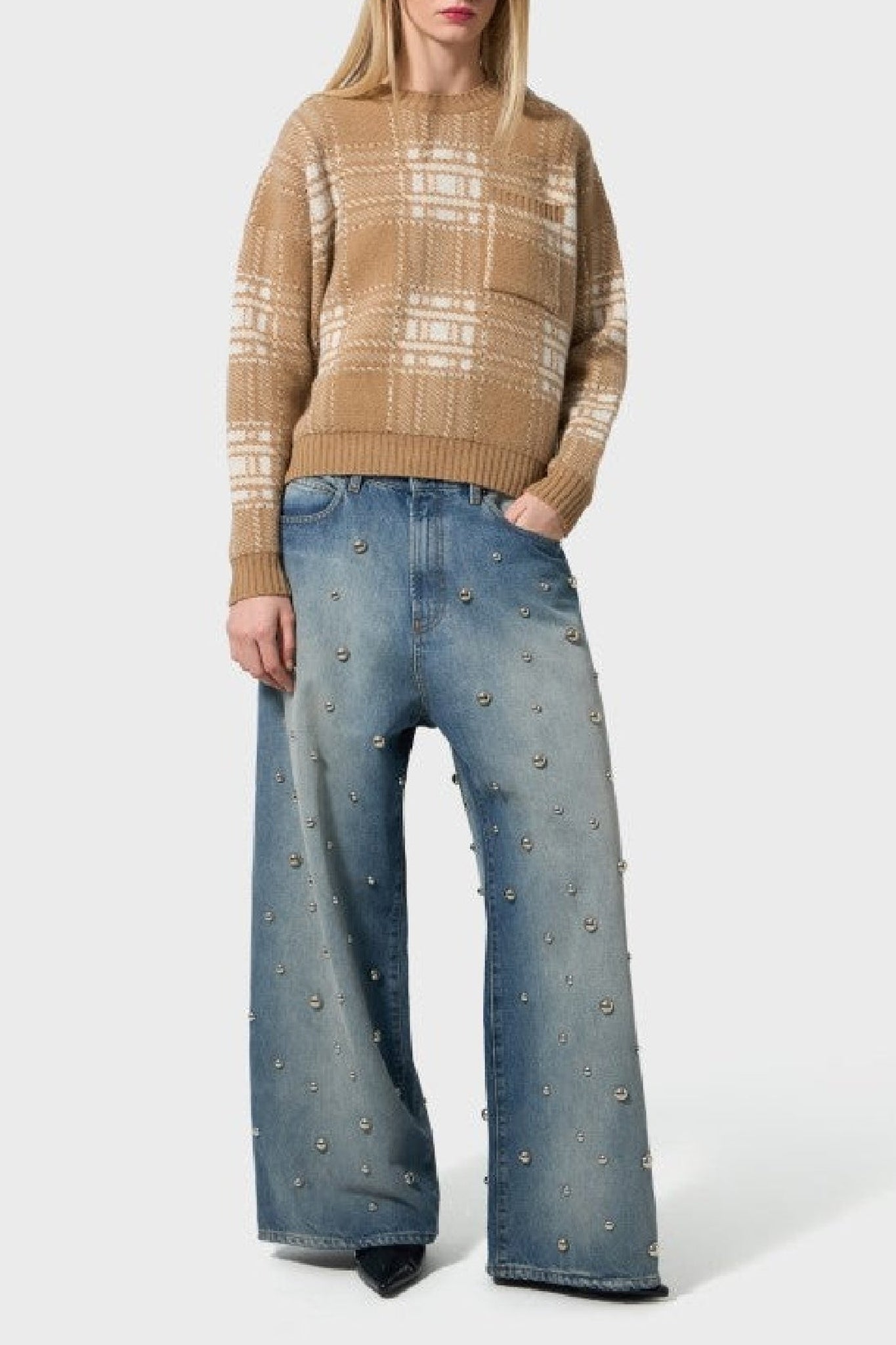 Pull en laine - Camel