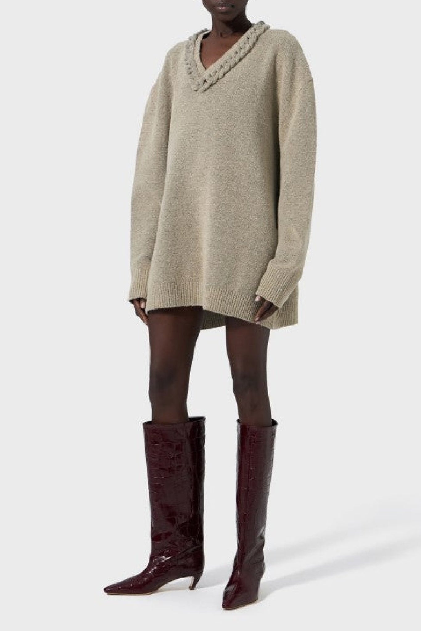 Pull en laine - Beige