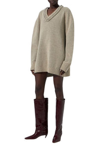 Pull en laine - Beige