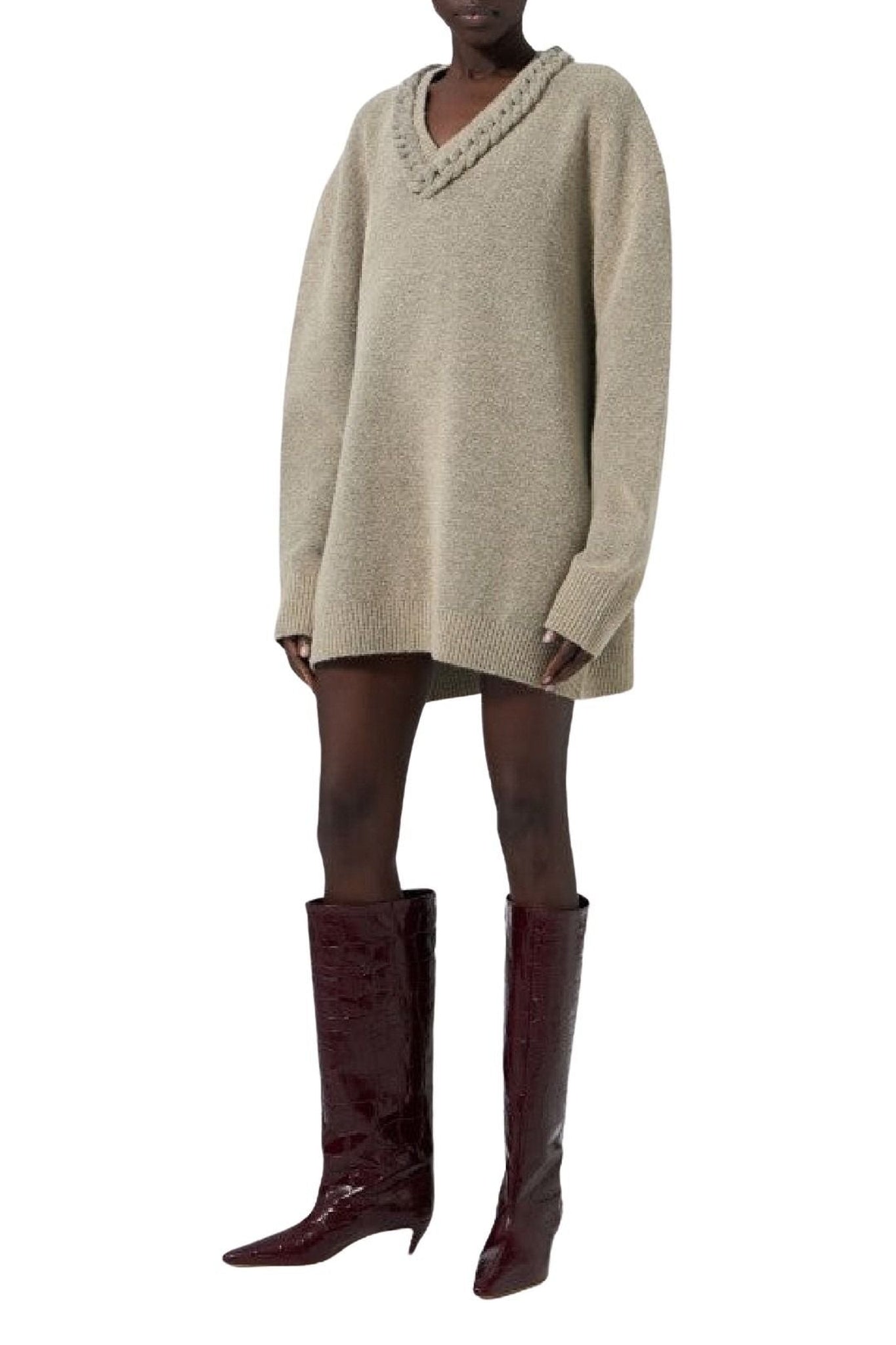 Pull en laine - Beige