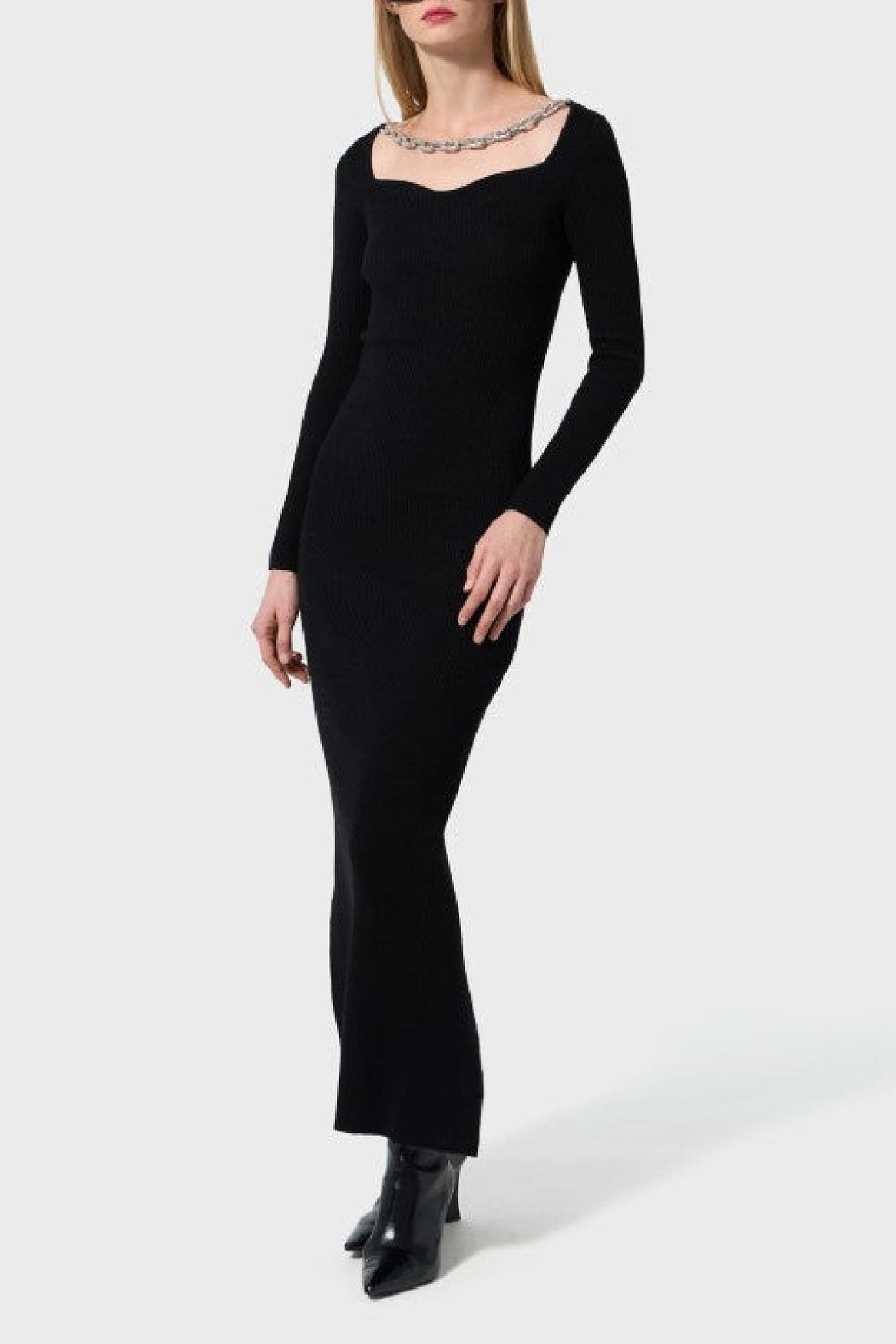 Robe en laine - Black