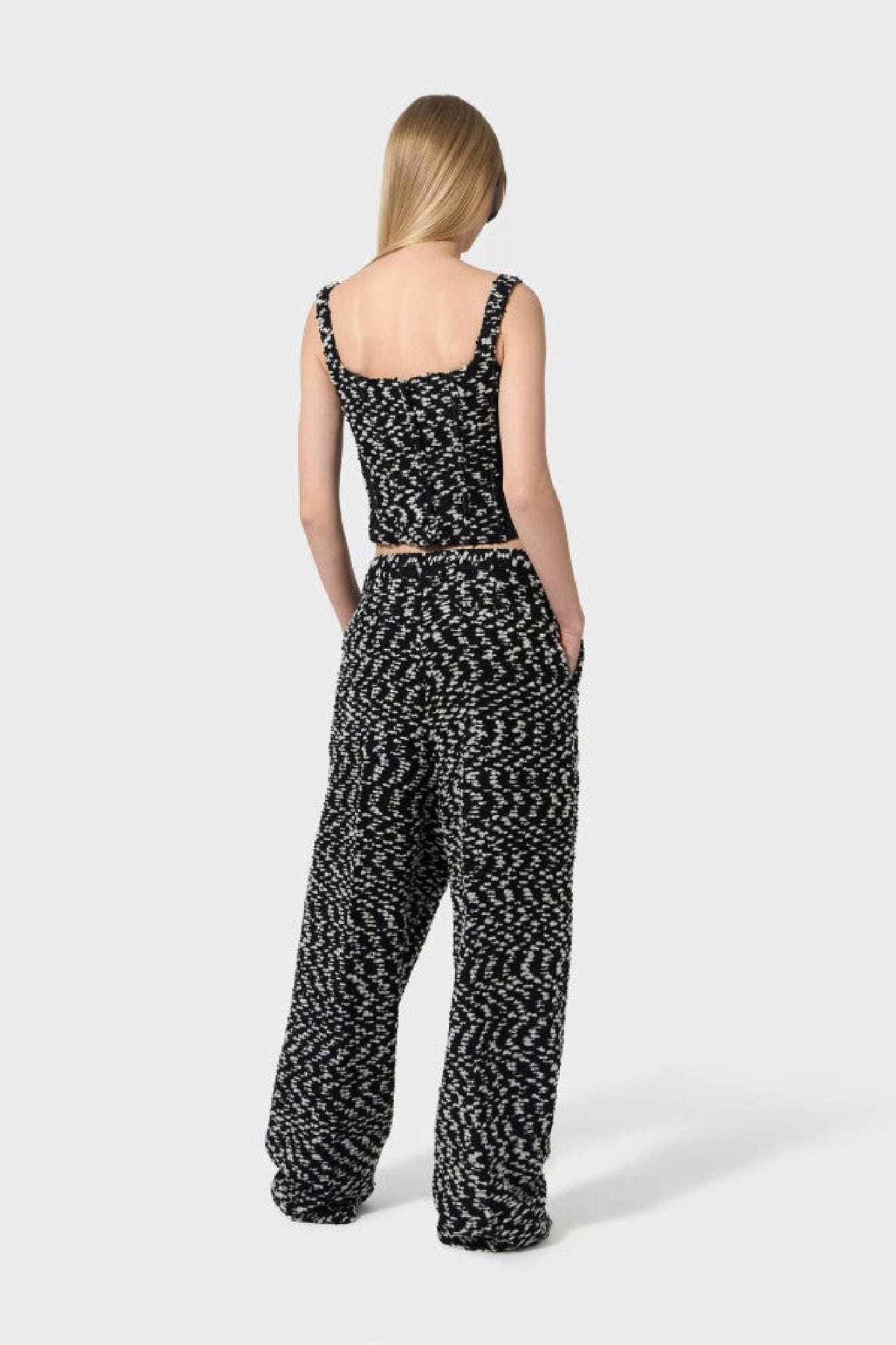 Pantalon en laine - Black & White