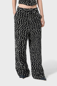 Pantalon en laine - Black & White
