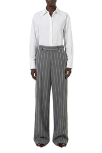 Pantalon tailleur rayé - Grey & Milk