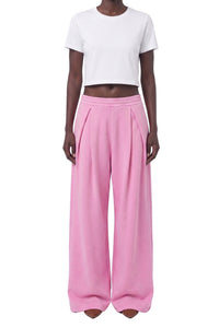RECOLO PINK /// Pantalon maxi effet délavé - Pink