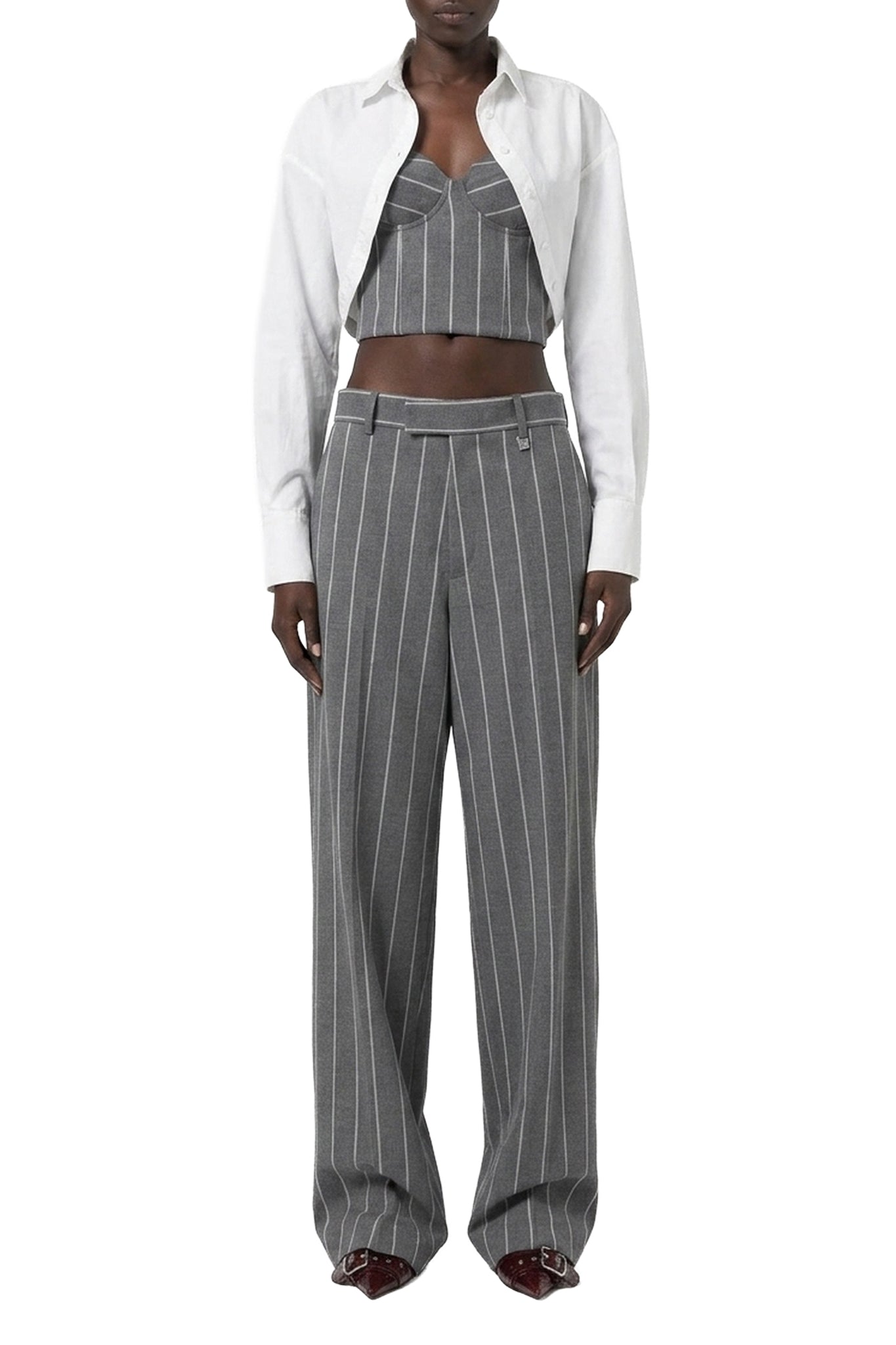 Chemise courte effet boléro - Grey & Milk