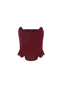 Bustier - Bordeaux