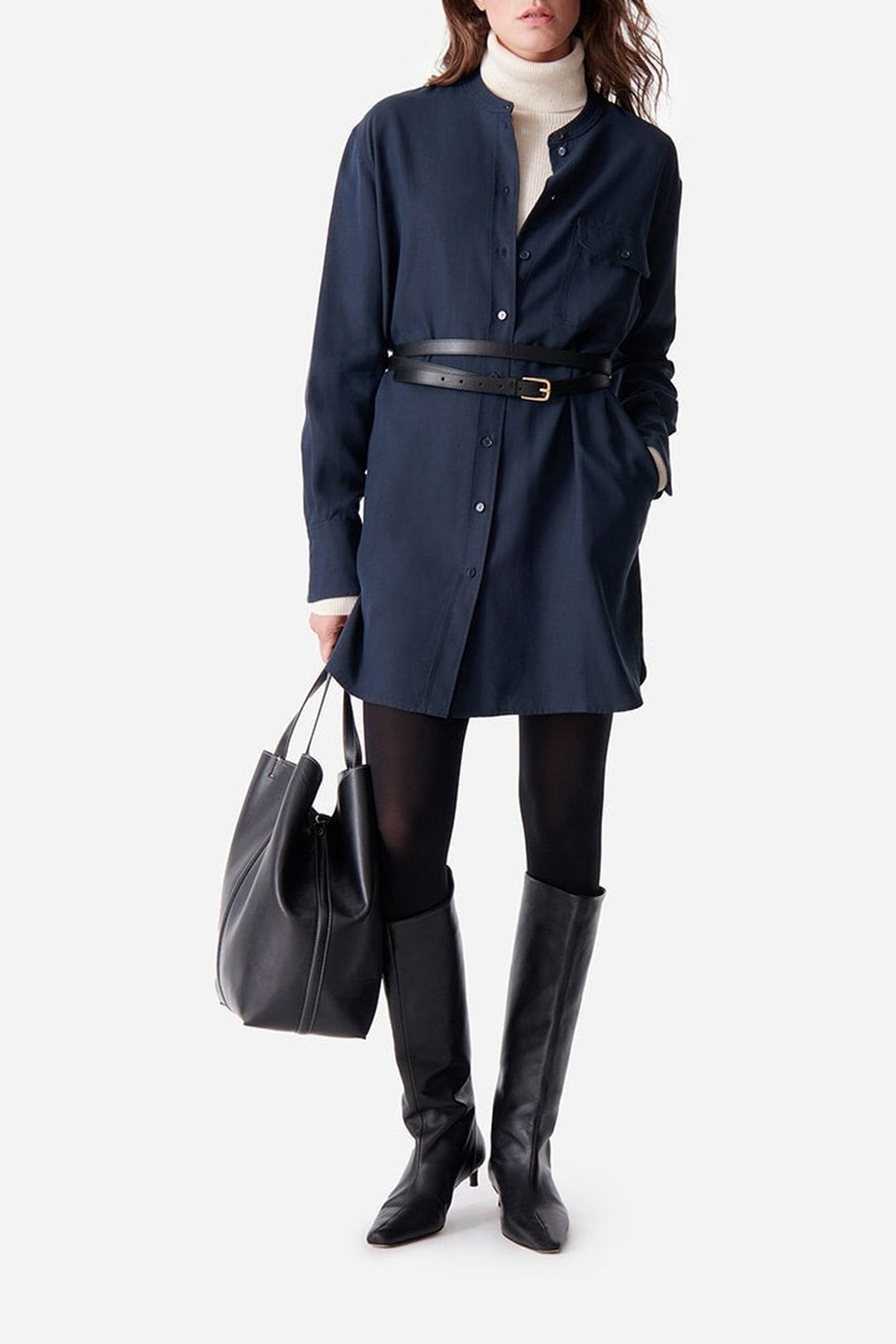 Robe courte Dao - Marine