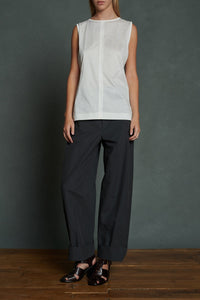 BLANC TSHIRT MANCHES COURTES AMAYA
