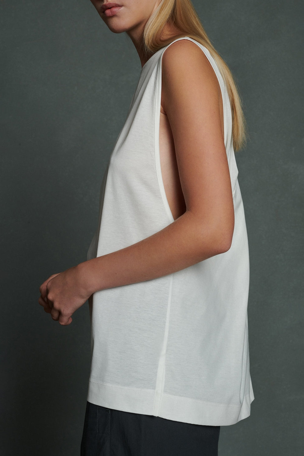 BLANC TSHIRT MANCHES COURTES AMAYA