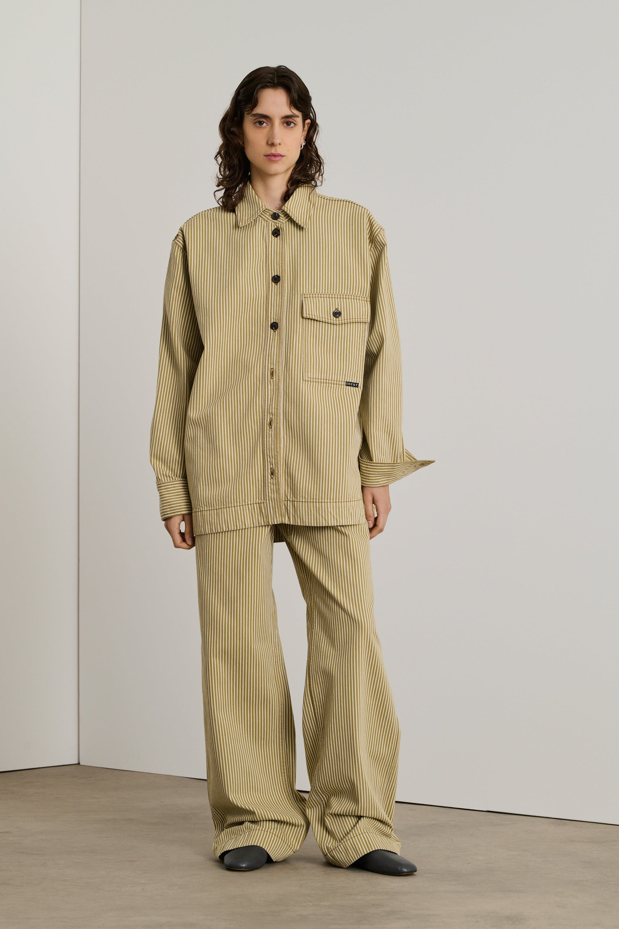 BEIGE/ECRU CHEMISE CADET