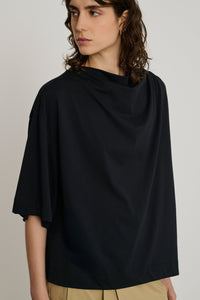NOIR TSHIRT MANCHES COURTES DAKOTA