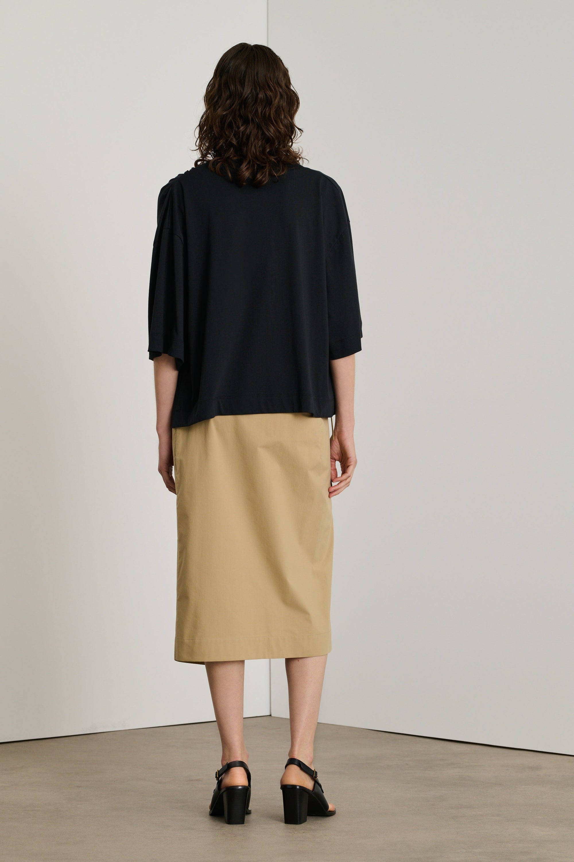 NOIR TSHIRT MANCHES COURTES DAKOTA