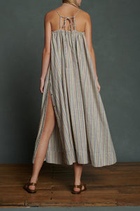 PARME/BEIGE ROBE CHAINE & TRAME ARIELLE