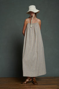 PARME/BEIGE ROBE CHAINE & TRAME ARIELLE