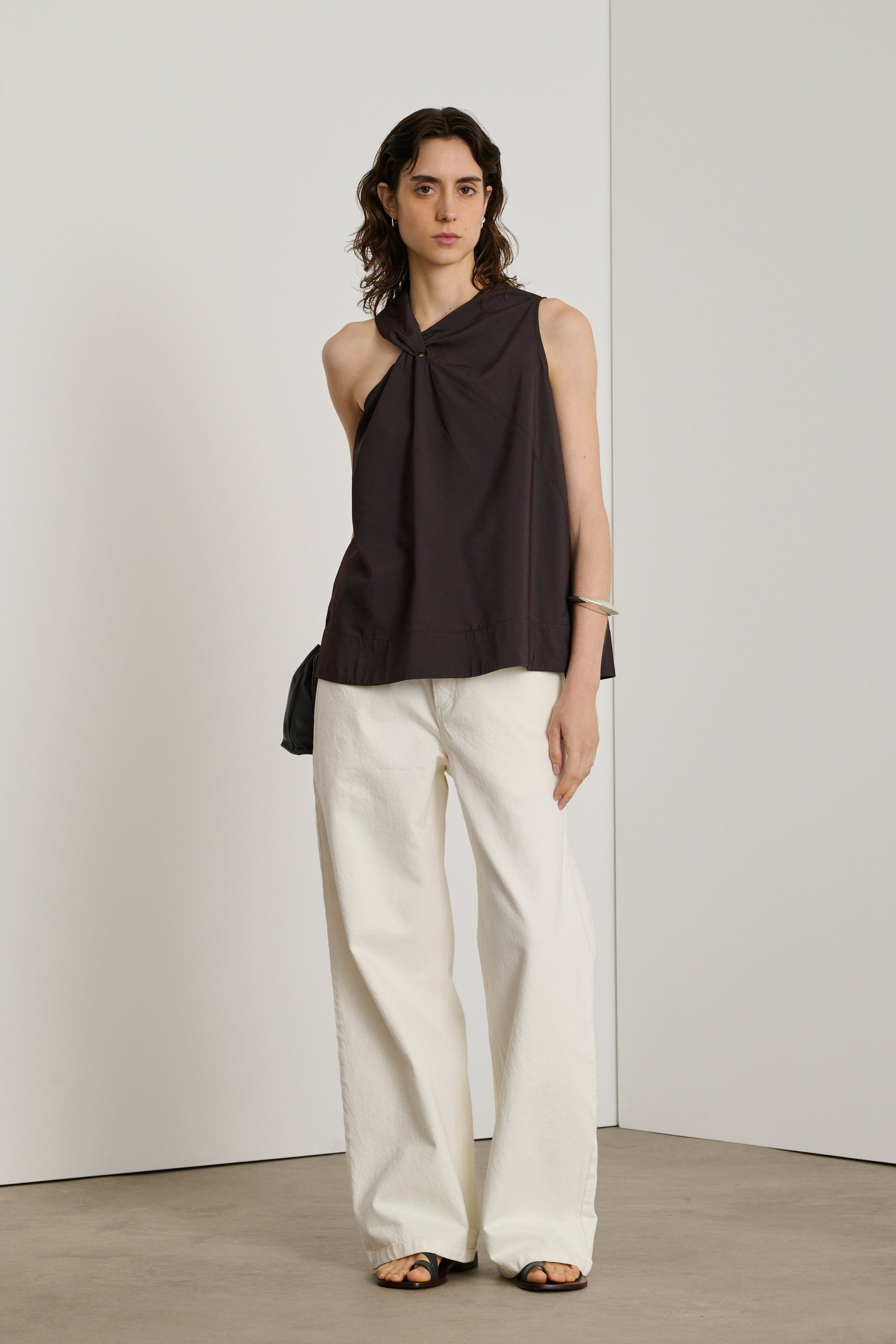 MARRON FONCE BLOUSE ENORA