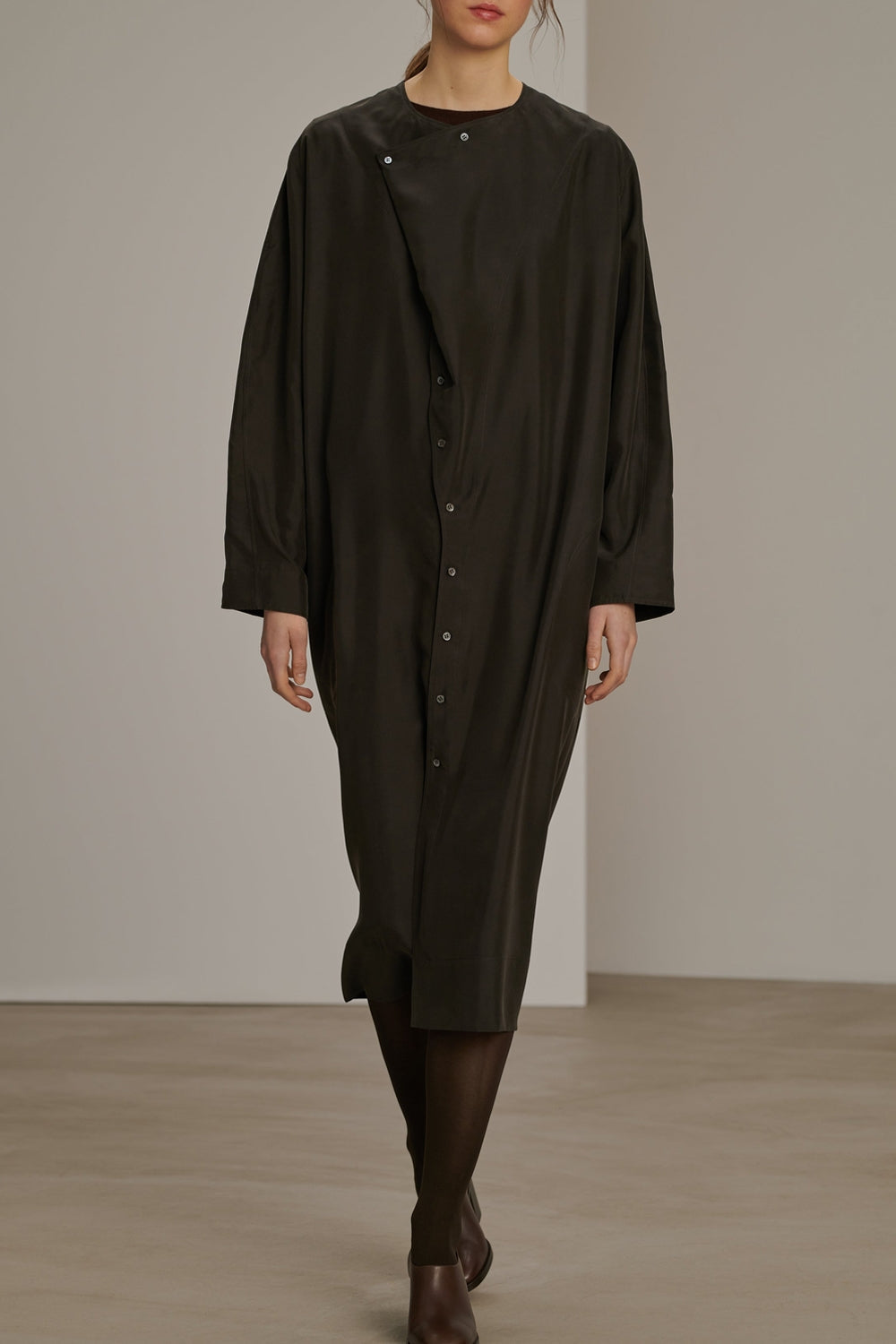 CHARBON ROBE CHAINE & TRAME CASSANDRE