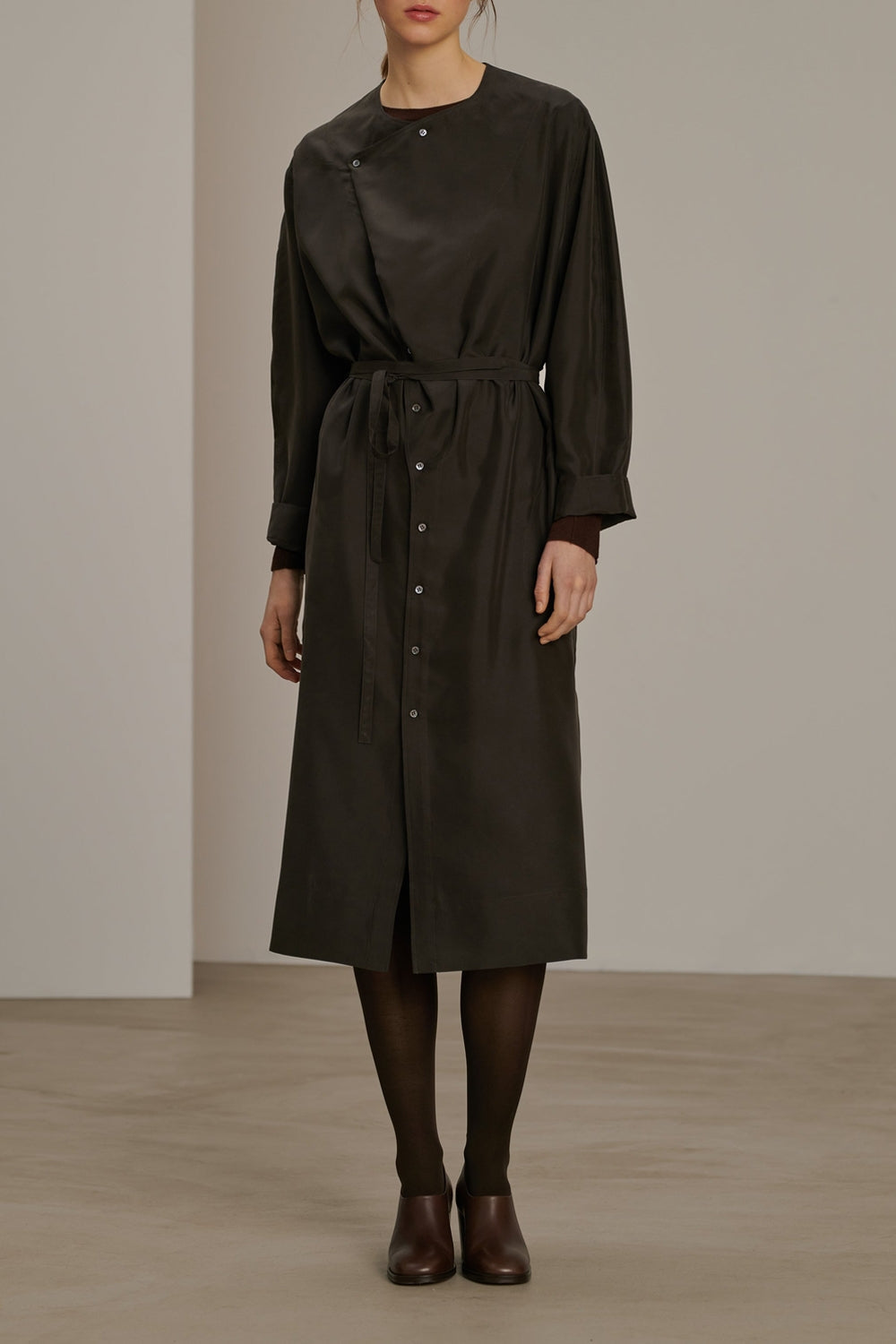 CHARBON ROBE CHAINE & TRAME CASSANDRE