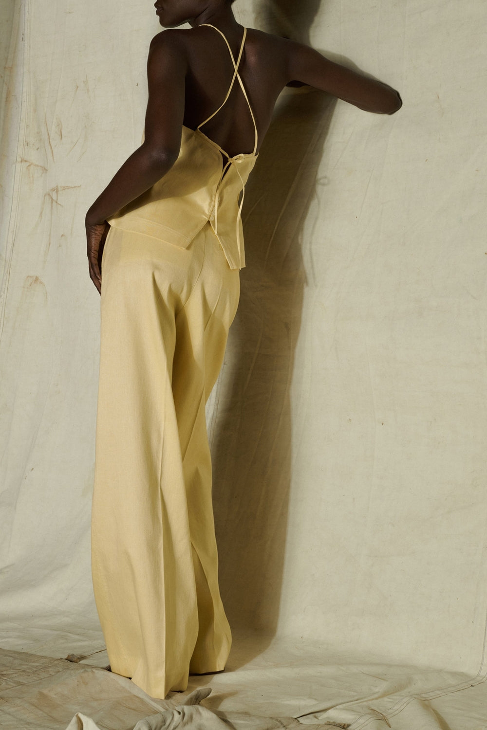 BEIGE ROSE PANTALON PEGASE