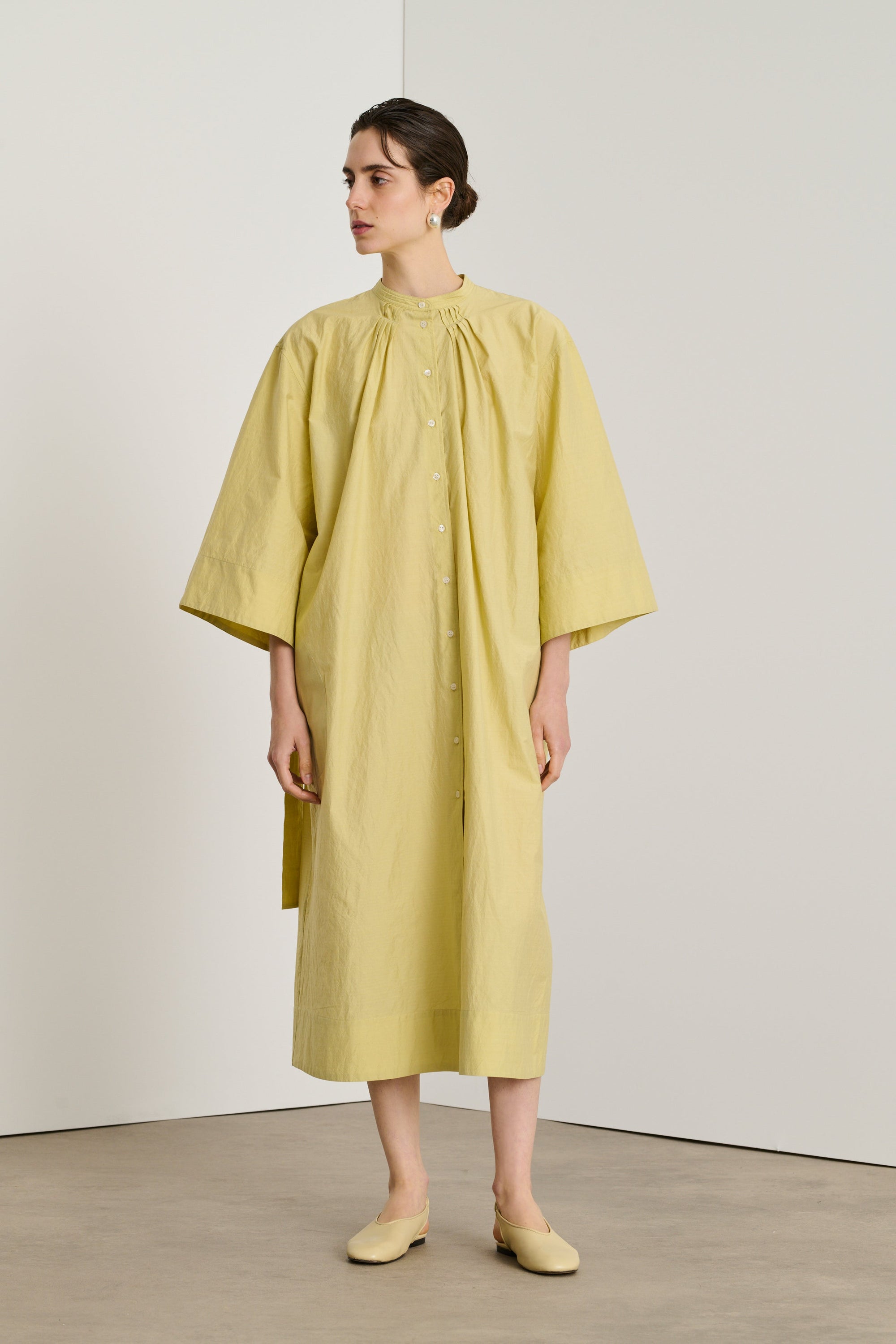 PISTACHE ROBE CHAINE & TRAME BELINA