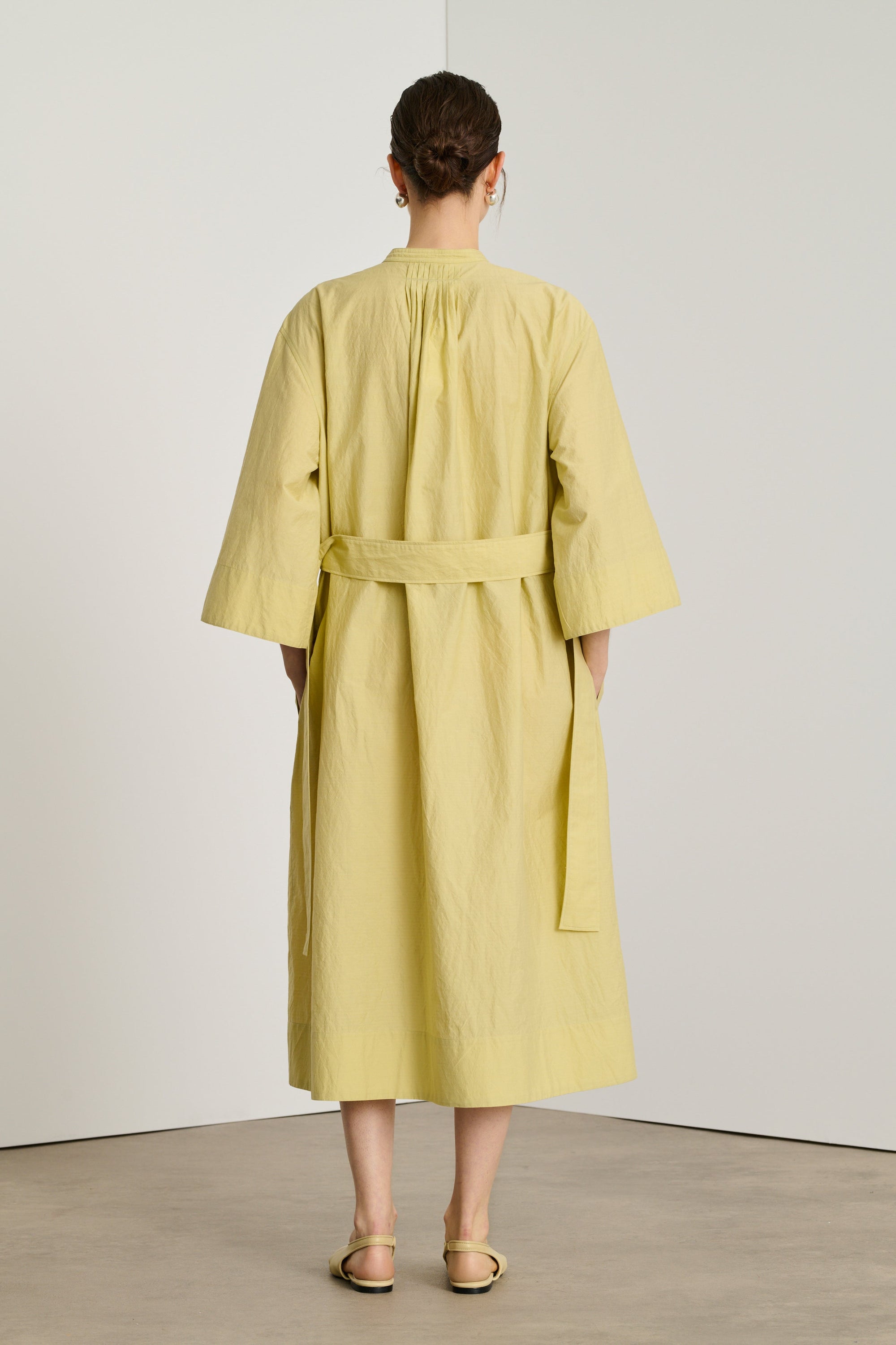 PISTACHE ROBE CHAINE & TRAME BELINA