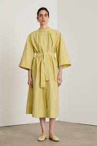 PISTACHE ROBE CHAINE & TRAME BELINA