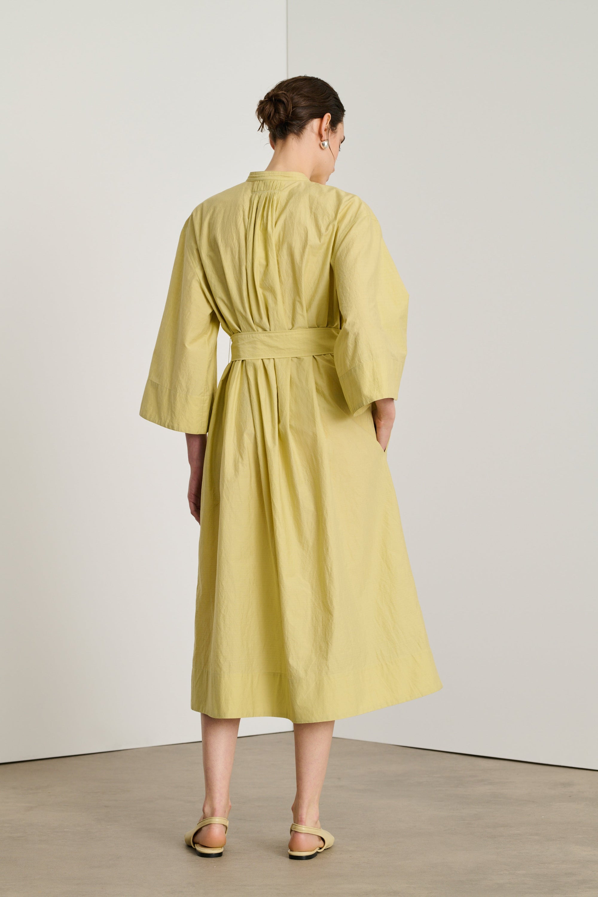 PISTACHE ROBE CHAINE & TRAME BELINA