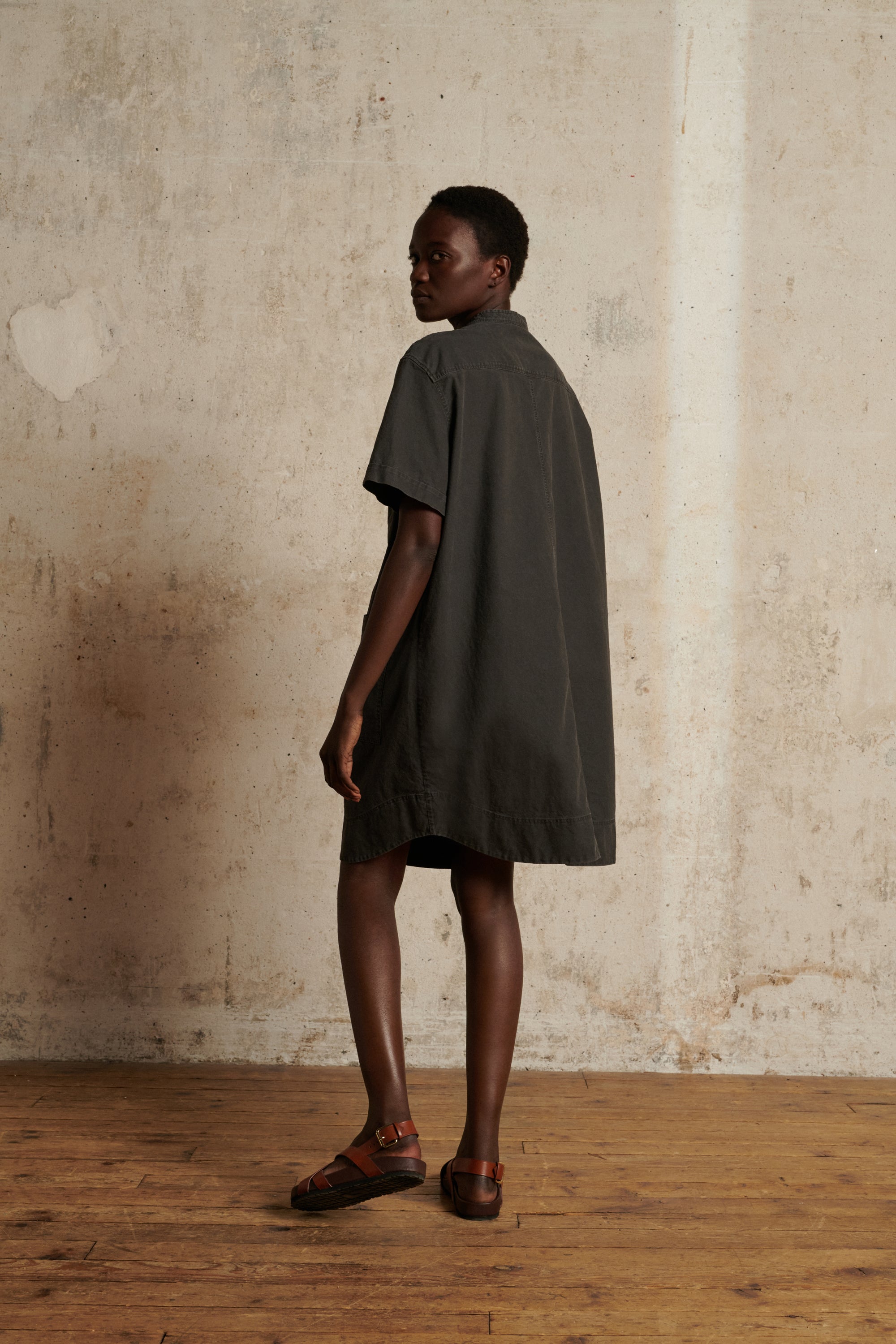 GRIS ANTHRACITE _ Robe Unique - Gris anthracite