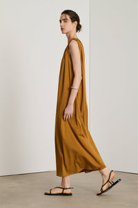 CARAMEL ROBE JERSEY DEBBY