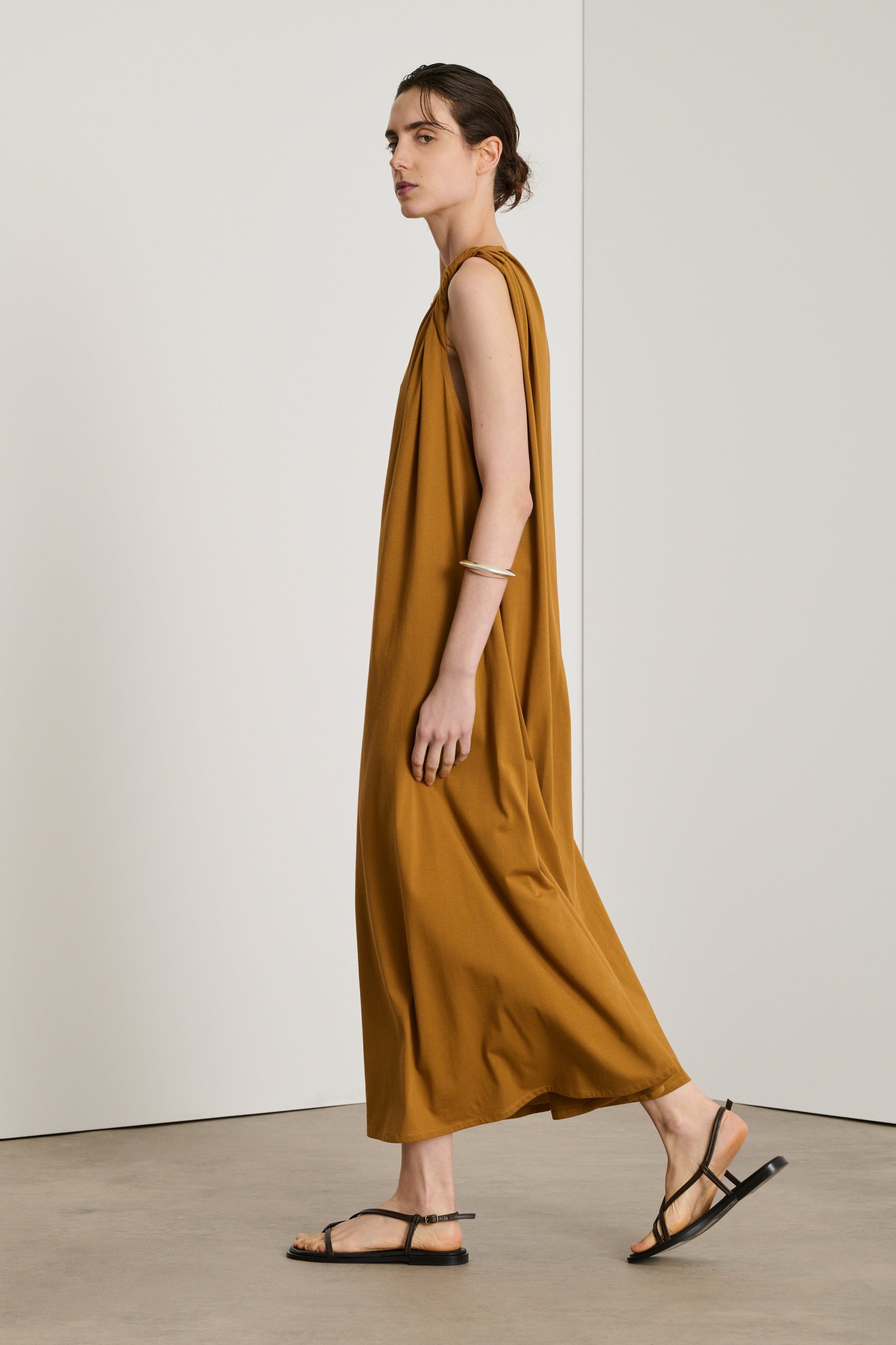 CARAMEL ROBE JERSEY DEBBY