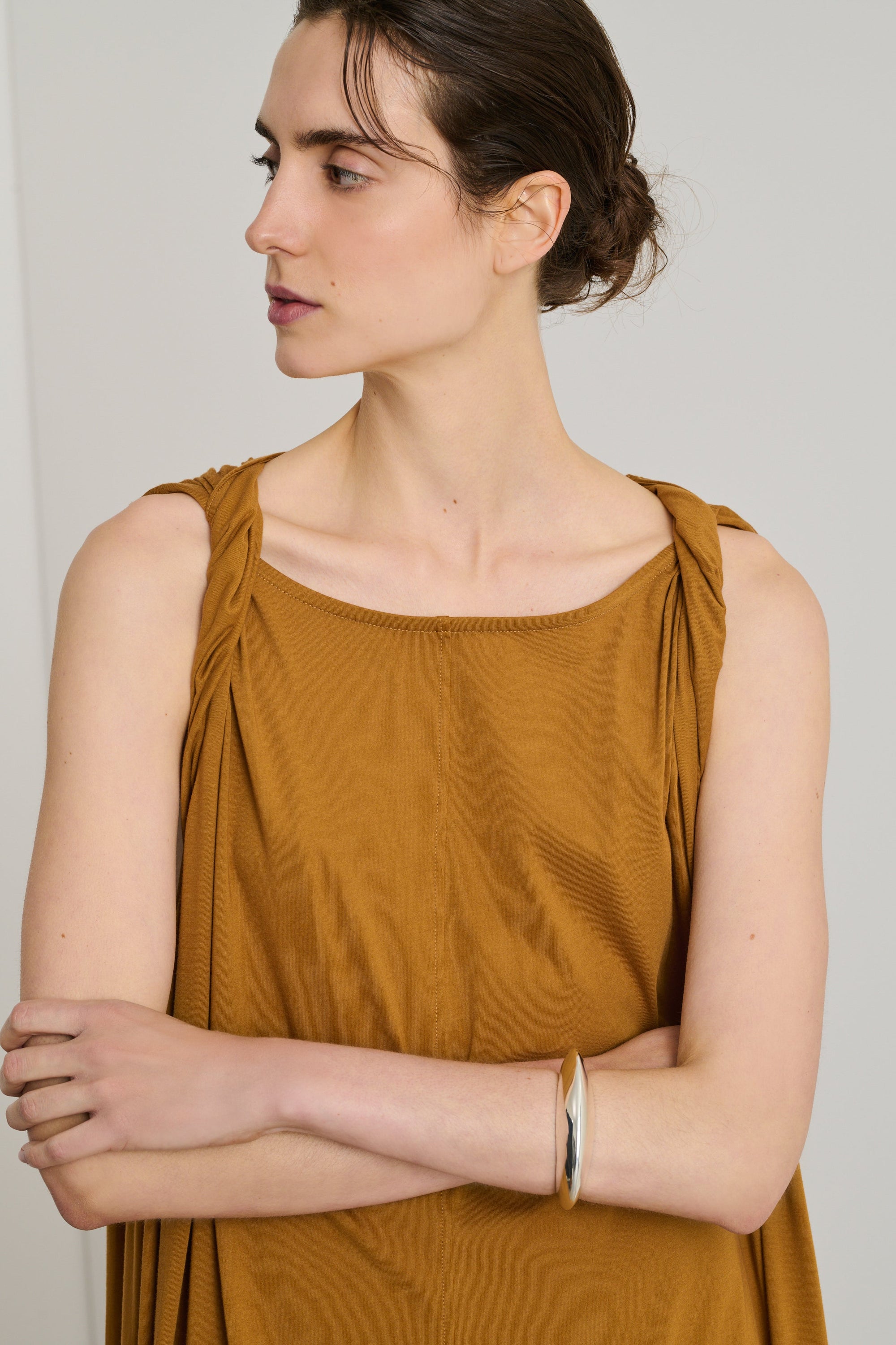 CARAMEL ROBE JERSEY DEBBY