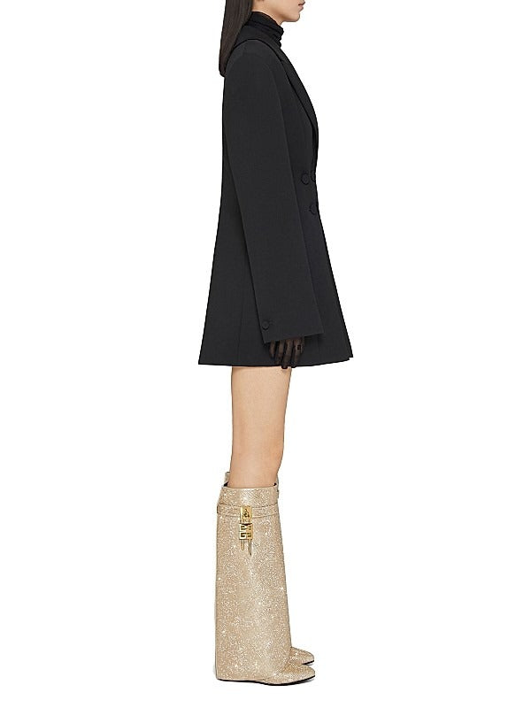 Bottes Shark Lock 90 avec strass - Blond