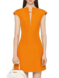 LOW NECKLINE DRESS
