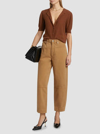 Cashmere cardigan - Chestnut