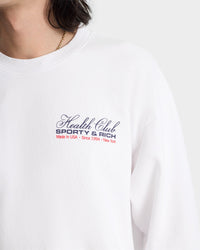 Sweatshirt Made In USA imprimé - White