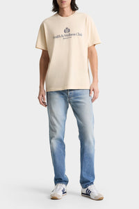 H&W Crest print T-shirt - Cream