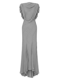 Robe longue à volants - Grey