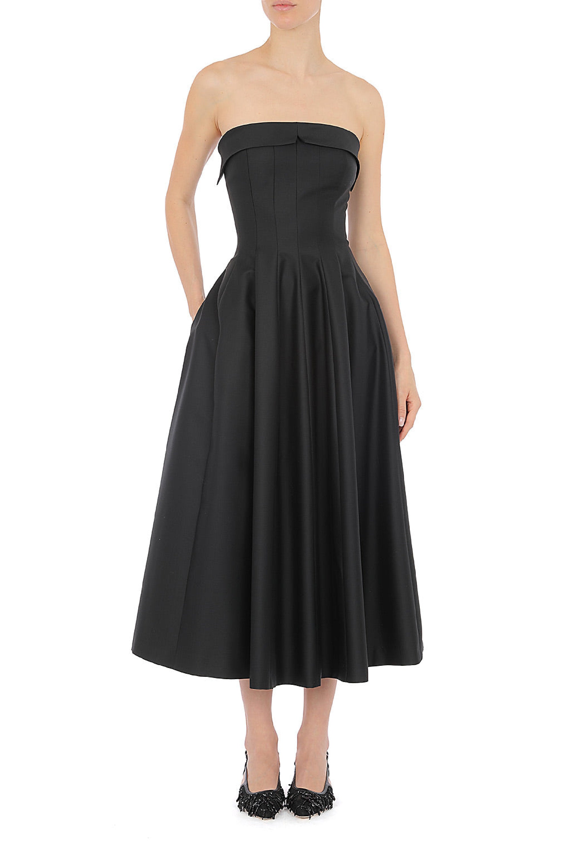 Robe longue en laine - Grey