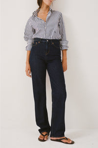 Pantalon large en denim - One Wash