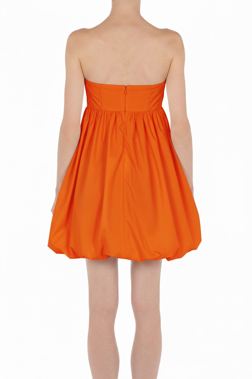 Robe courte bustier - Orange