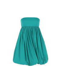 Robe courte bustier - Green & Light Blue