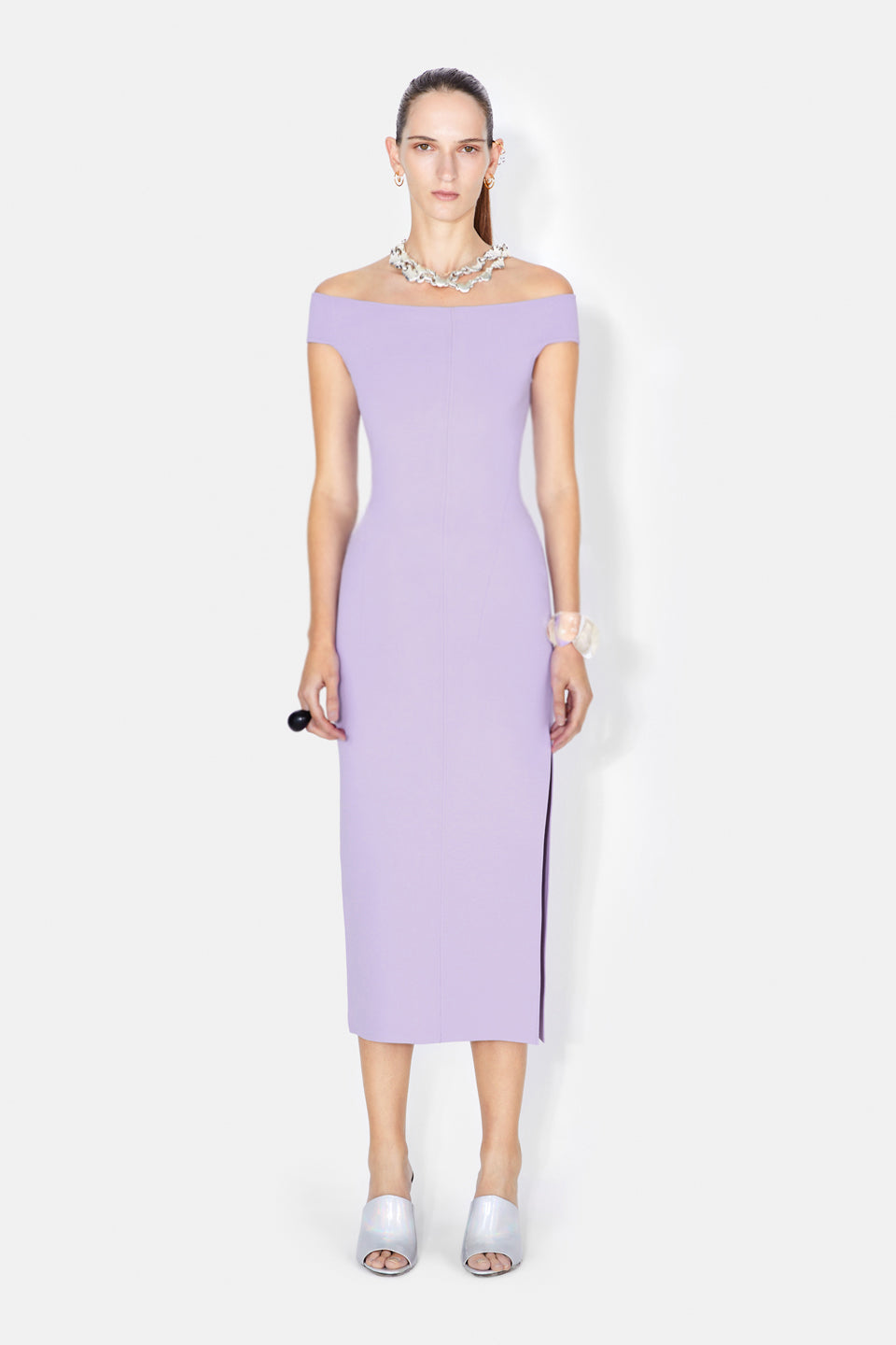 Aphrodite Midi Dress - Lilac