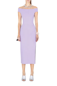 Aphrodite Midi Dress - Lilac