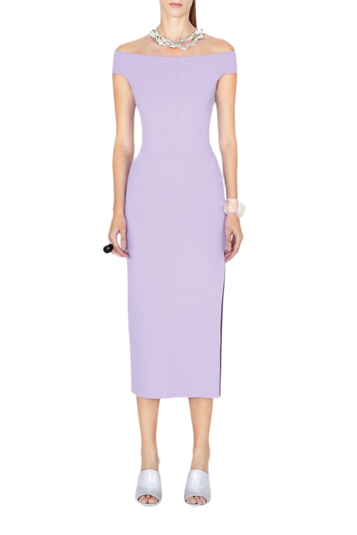 Aphrodite Midi Dress - Lilac