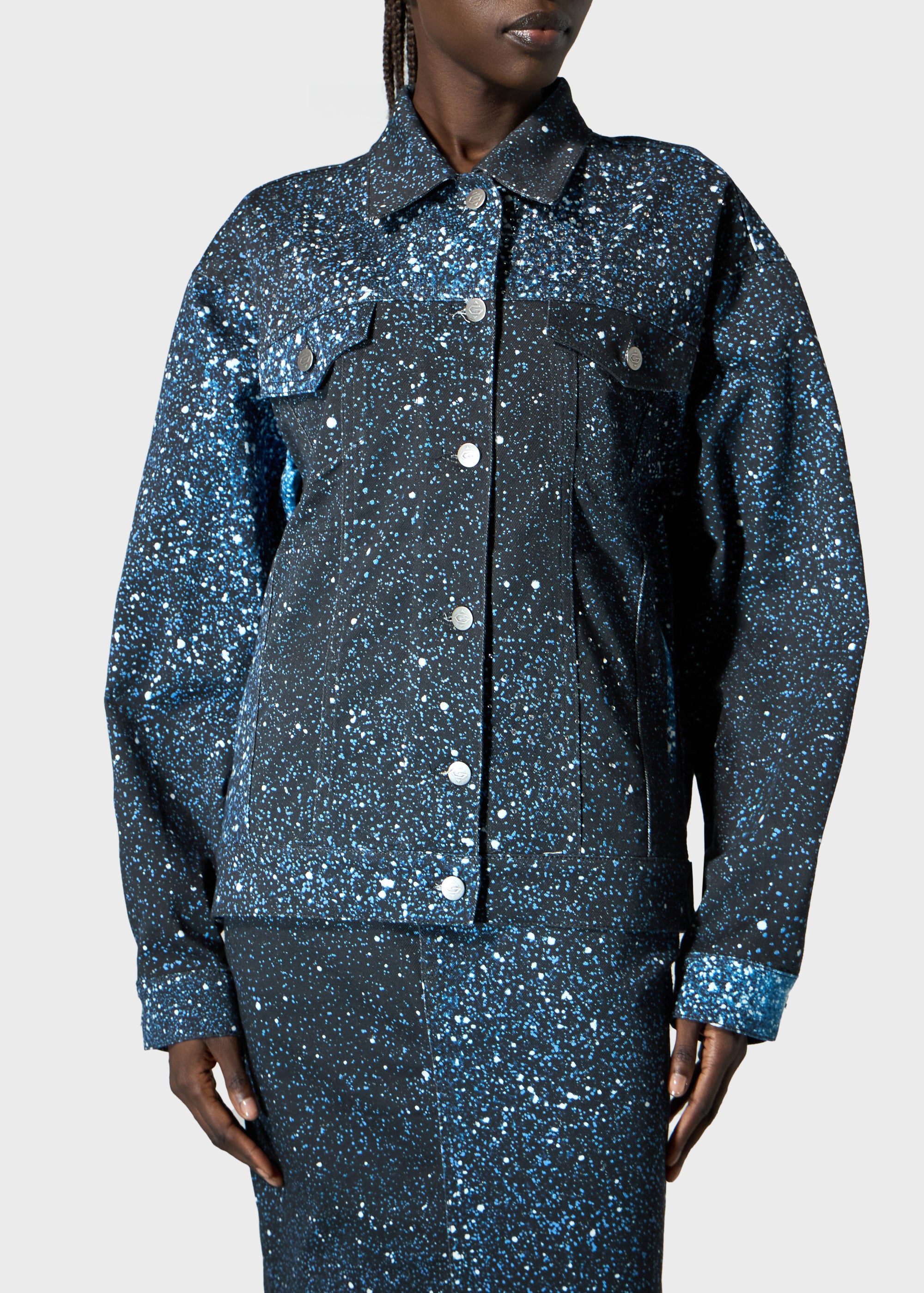 BLUE // GIUBBINO/JACKET