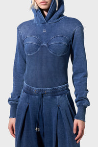 Sweatshirt à capuche - Blue