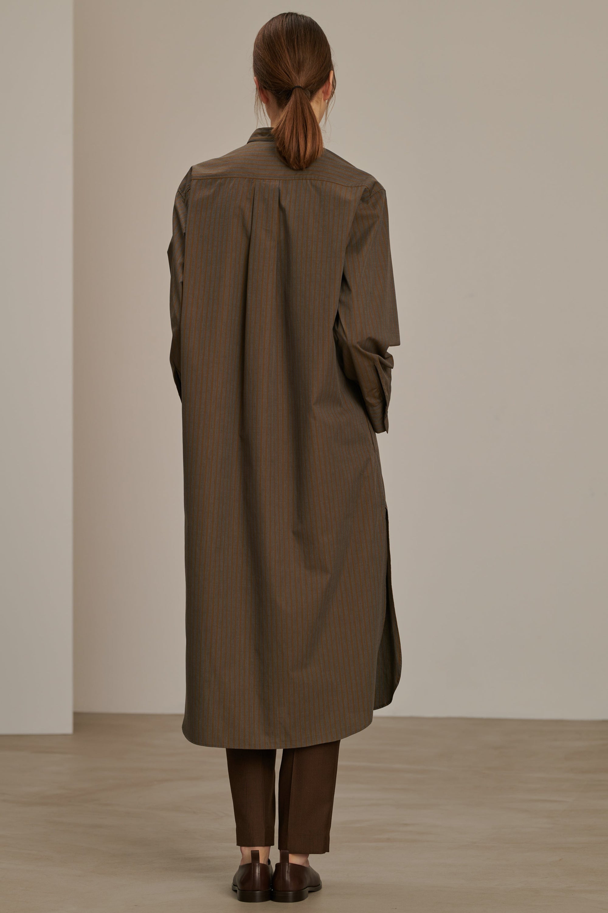 ANTHRACITE/BRONZE ROBE CHAINE & TRAME AKIKO