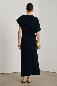 DARK NAVY ROBE TRICOT DIVINE