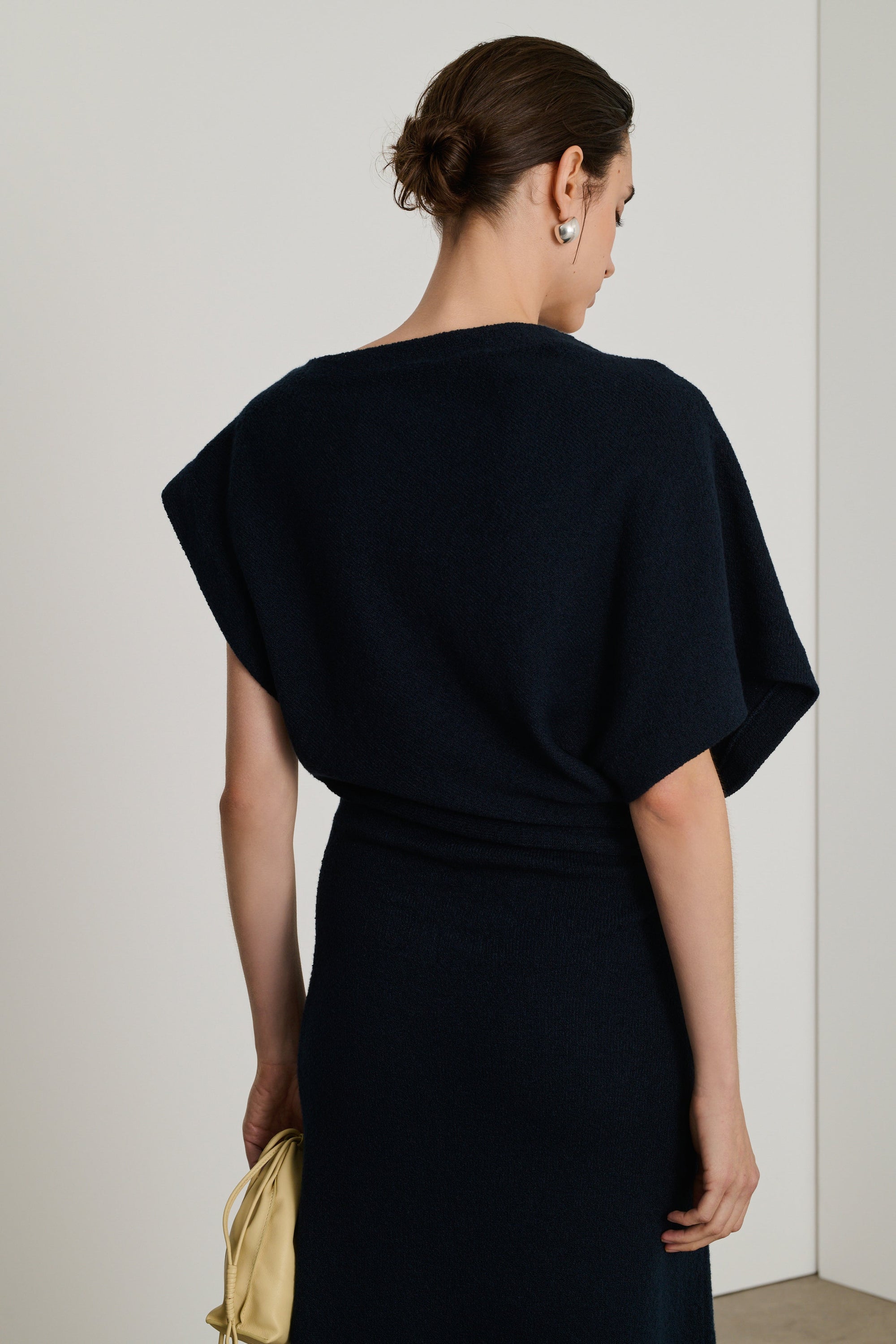 DARK NAVY ROBE TRICOT DIVINE