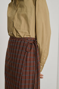 MARRON/NOIR JUPE CONSTANCE